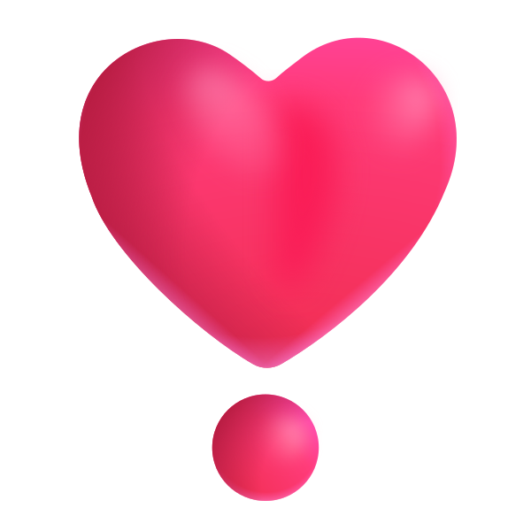 Heart Exclamation Color