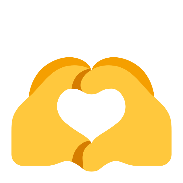 Heart Hands Flat Default