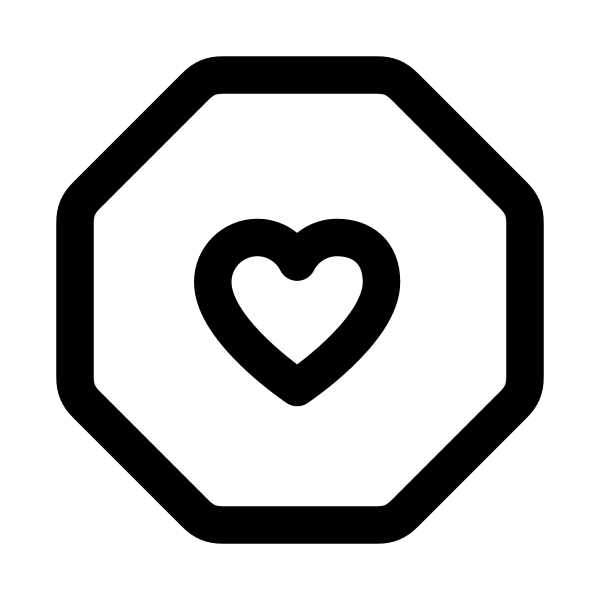 Heart Octagon