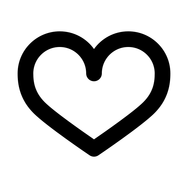 Heart Outline Vector
