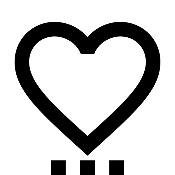 Heart Settings Outline