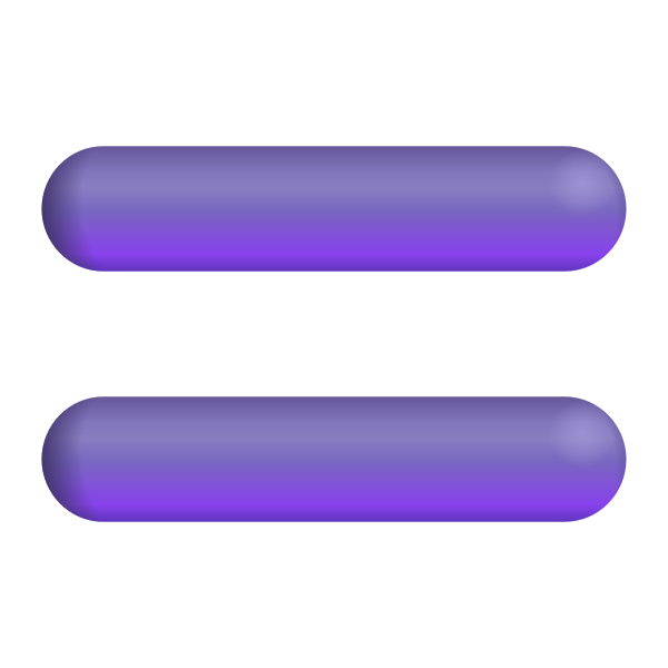 Heavy Equals Sign Color