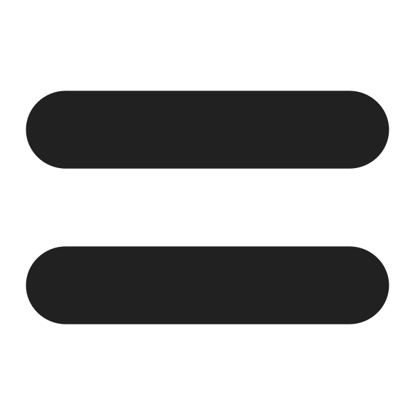 Heavy Equals Sign High Contrast Vector