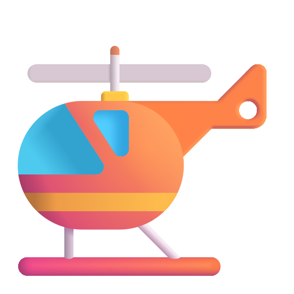 Helicopter Color Vector