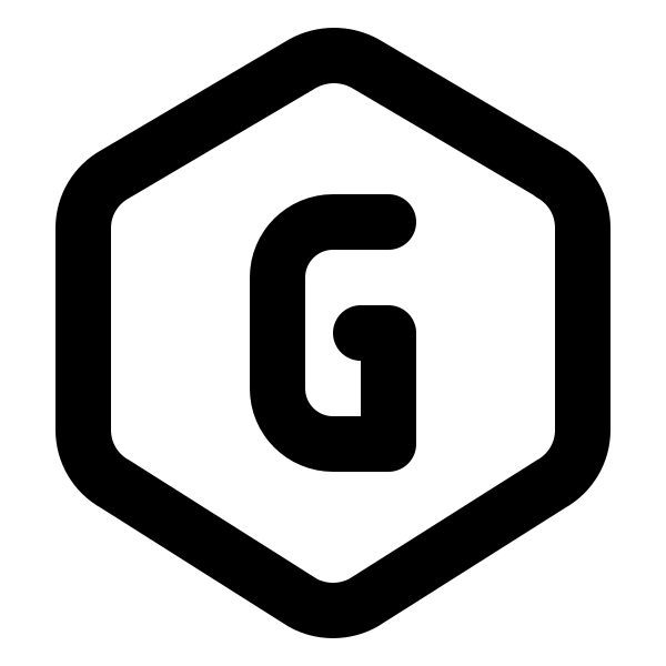 Hexagon Letter G