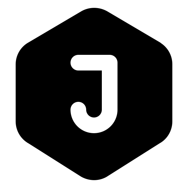 Hexagon Letter J