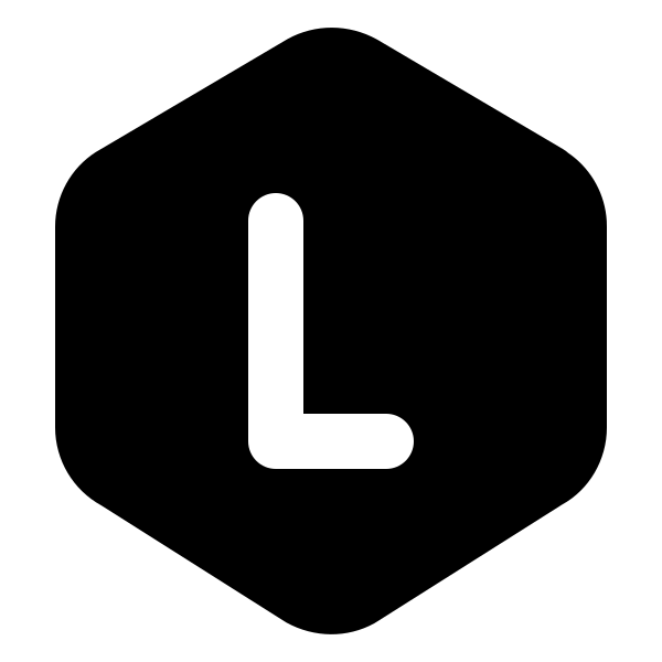 Hexagon Letter L