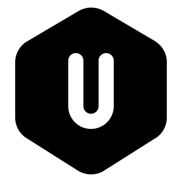 Hexagon Letter U