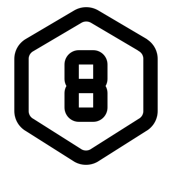 Hexagon Number 8