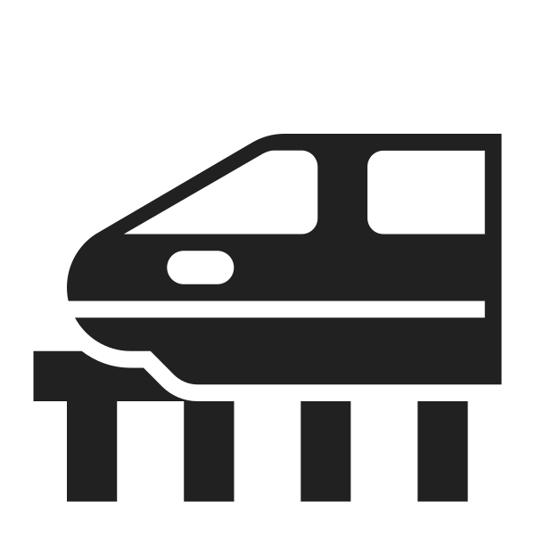 High Speed Train High Contrast