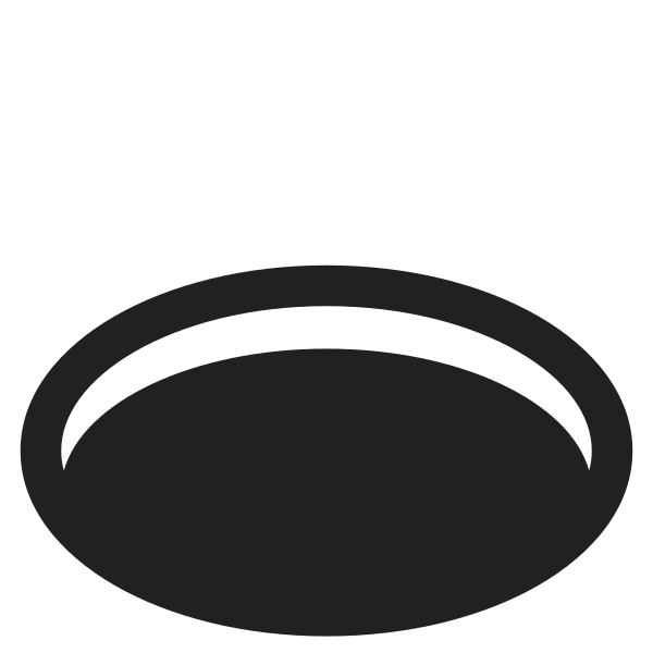 Hole High Contrast Vector