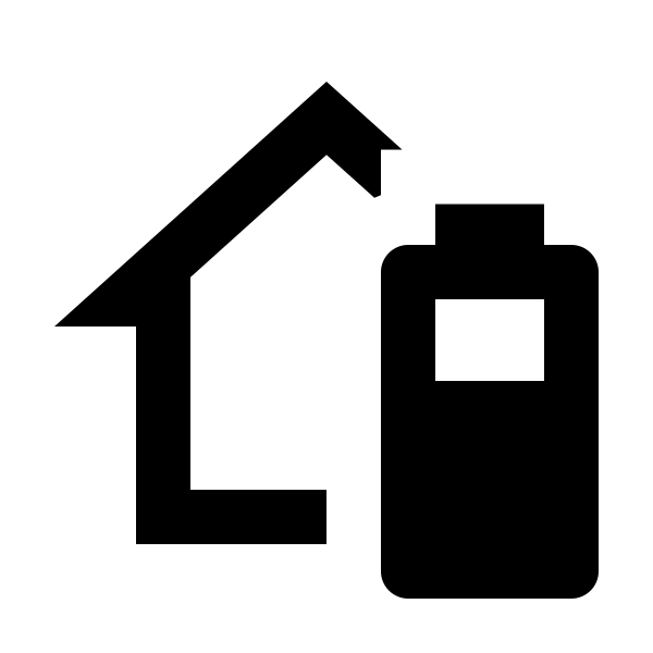 Home Battery Outline