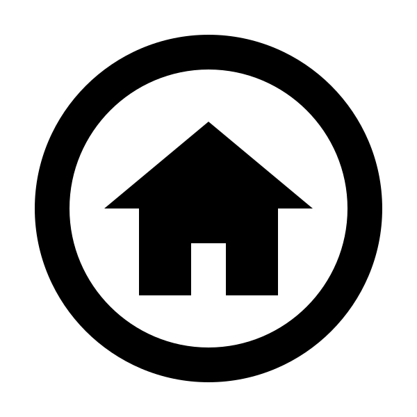 Home Circle Outline