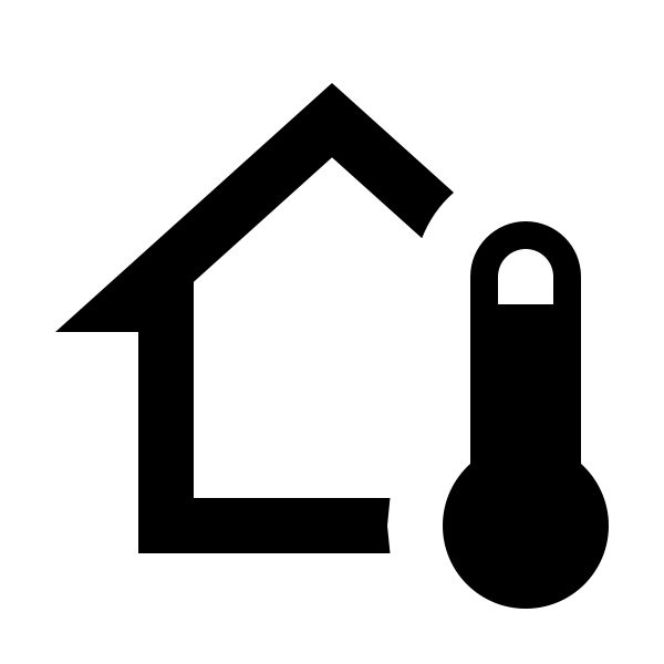 Home Thermometer Outline