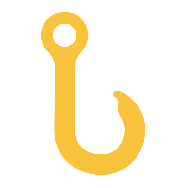 Hook Flat Vector