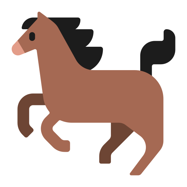 Horse Flat Vector