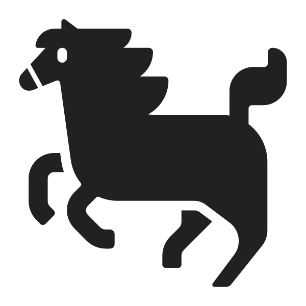 Horse High Contrast