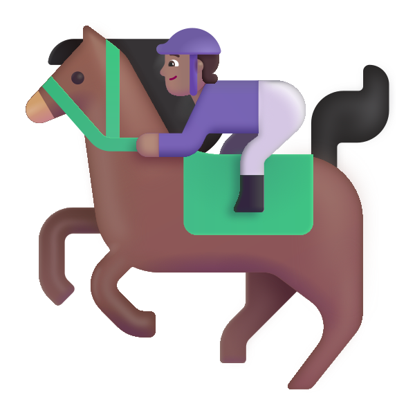Horse Racing Color Medium