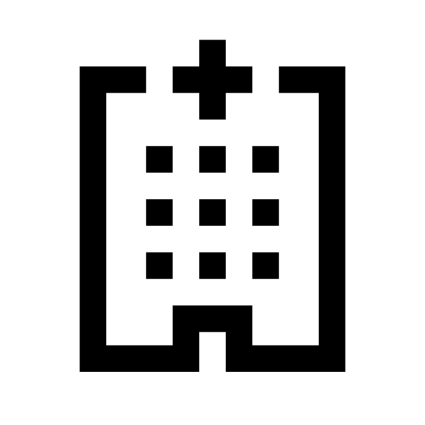 Hospital Solid Vector