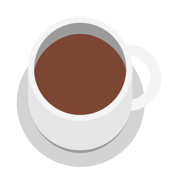 Hot Beverage Flat Vector