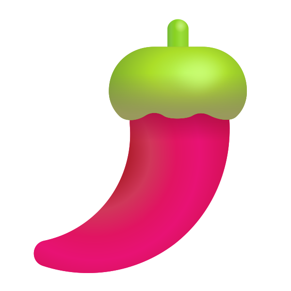 Hot Pepper Color Vector