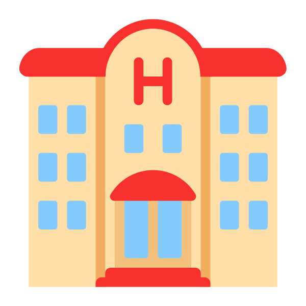 Hotel Flat Vector