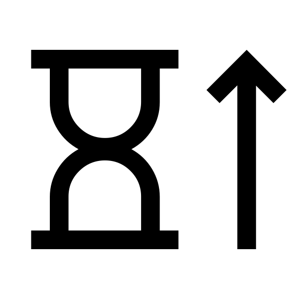 Hourglass Arrow Up