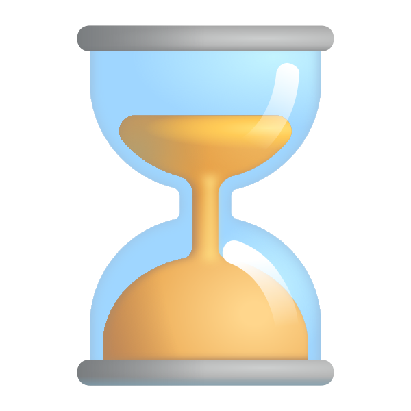 Hourglass Done Color Vector