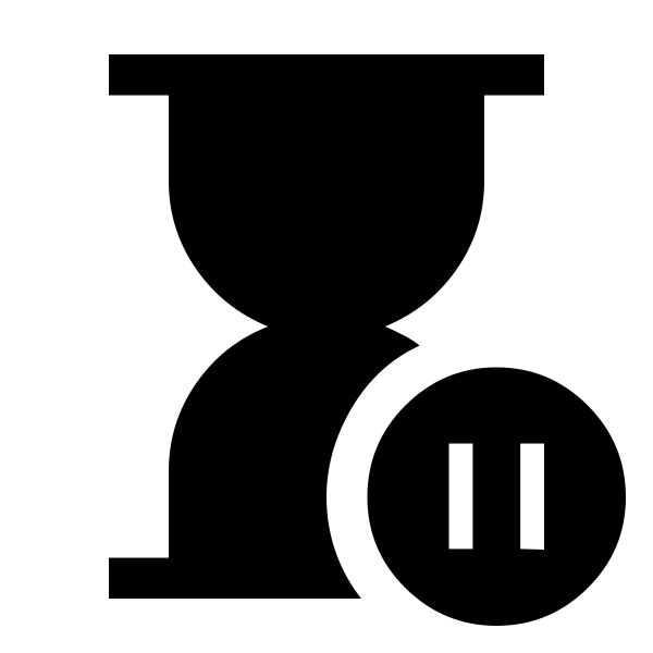 Hourglass Pause Fill