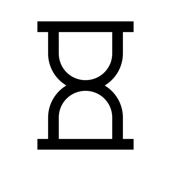 Hourglass Solid Vector