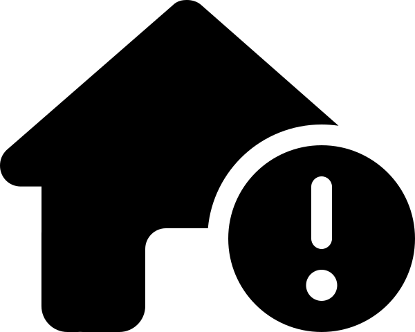 House Circle Exclamation