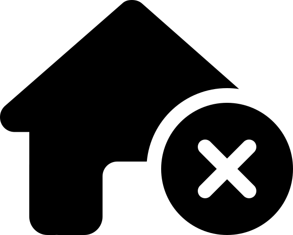 House Circle Xmark