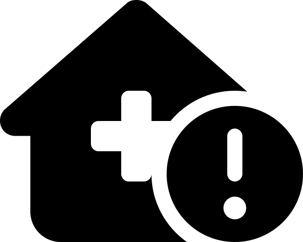 House Medical Circle Exclamation