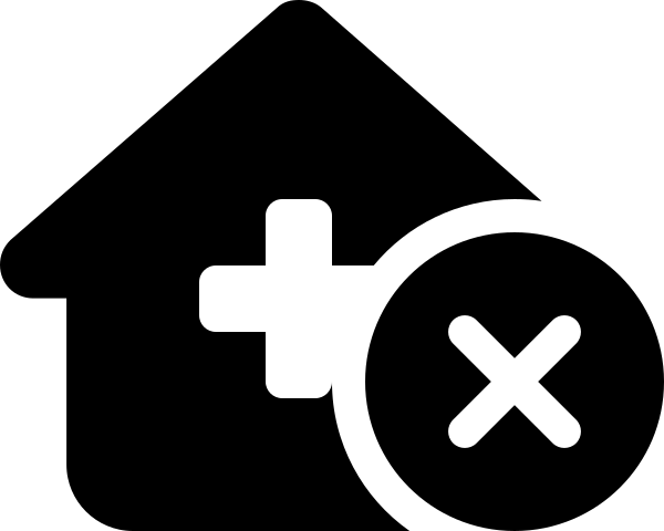 House Medical Circle Xmark