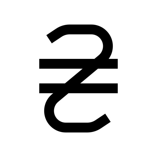 Hryvnia Solid Vector