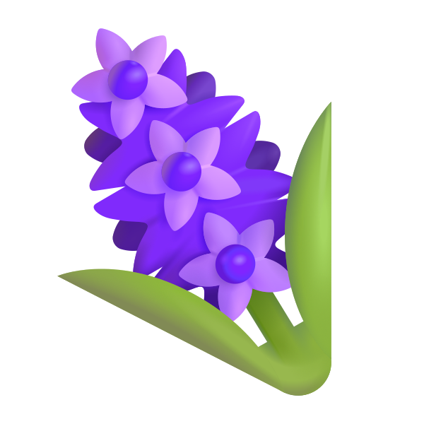 Hyacinth Color Vector