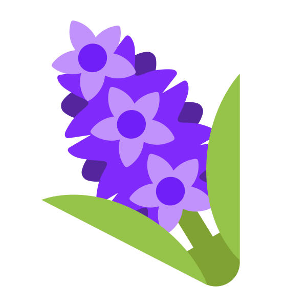 Hyacinth Flat Vector
