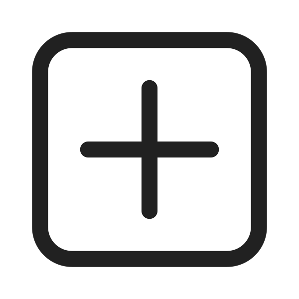 Ic Fluent Add Square 28 Regular