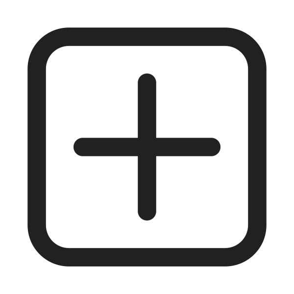Ic Fluent Add Square 32 Regular