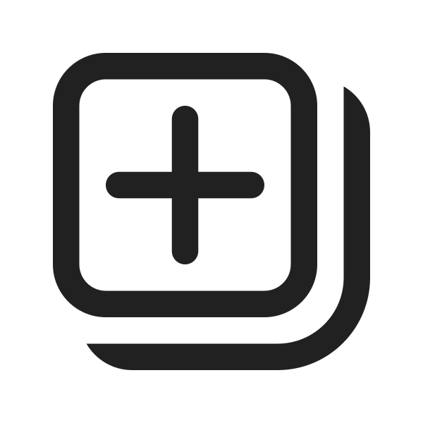 Ic Fluent Add Square Multiple 16 Regular