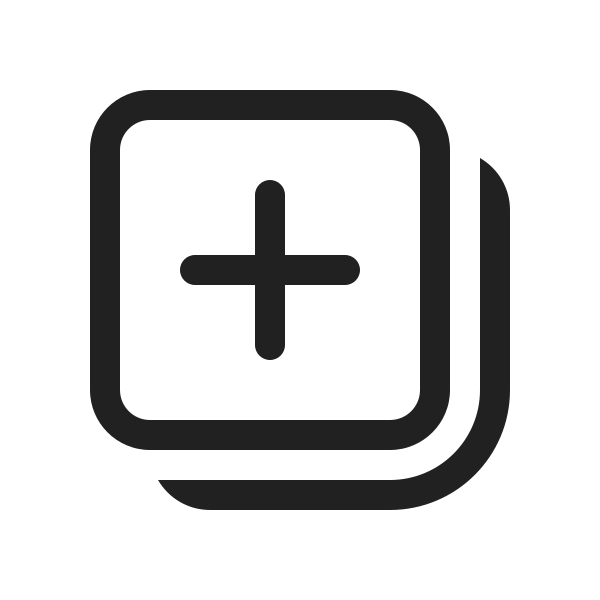 Ic Fluent Add Square Multiple 20 Regular