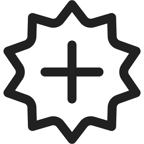 Ic Fluent Add Starburst 16 Regular