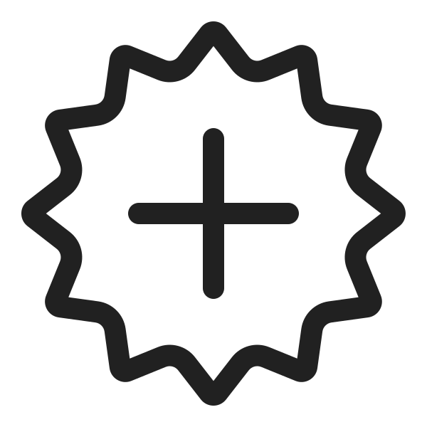 Ic Fluent Add Starburst 20 Regular