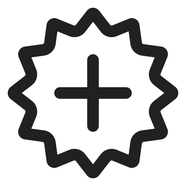 Ic Fluent Add Starburst 24 Regular