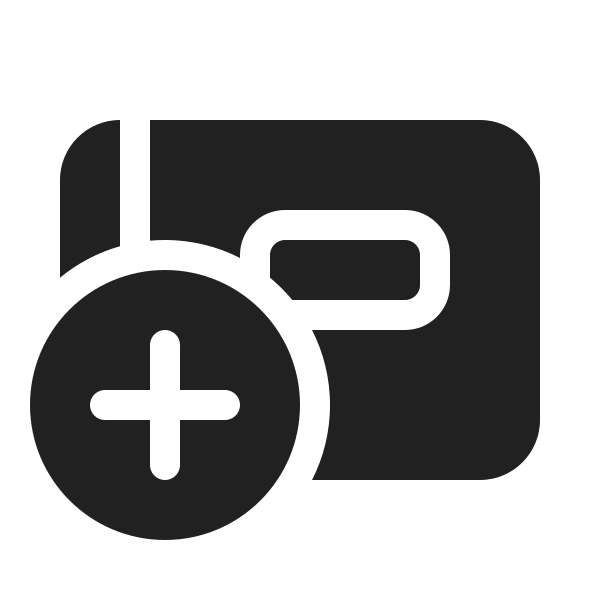 Ic Fluent Album Add 20 Filled