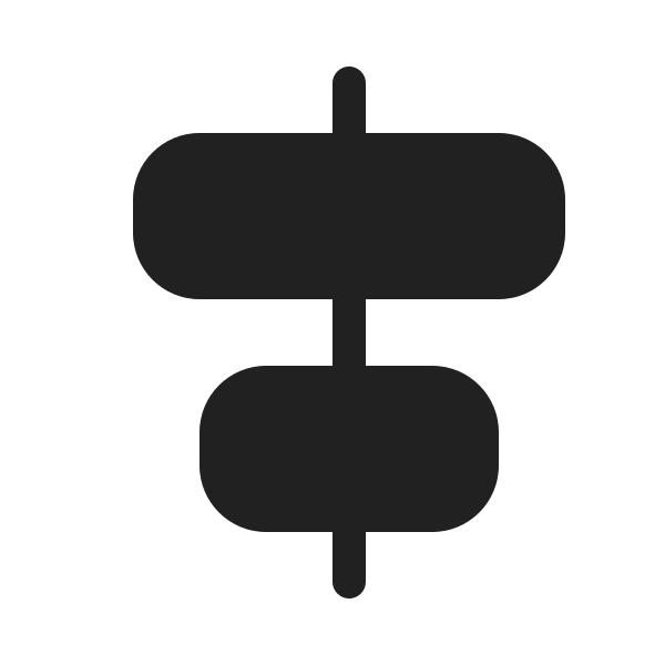 Ic Fluent Align Center Vertical 20 Filled