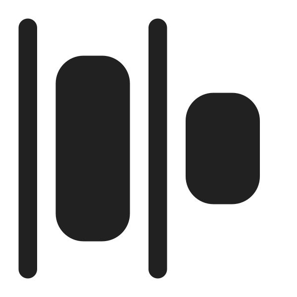Ic Fluent Align Distribute Left 16 Filled