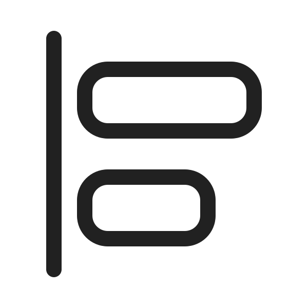 Ic Fluent Align Left 20 Regular