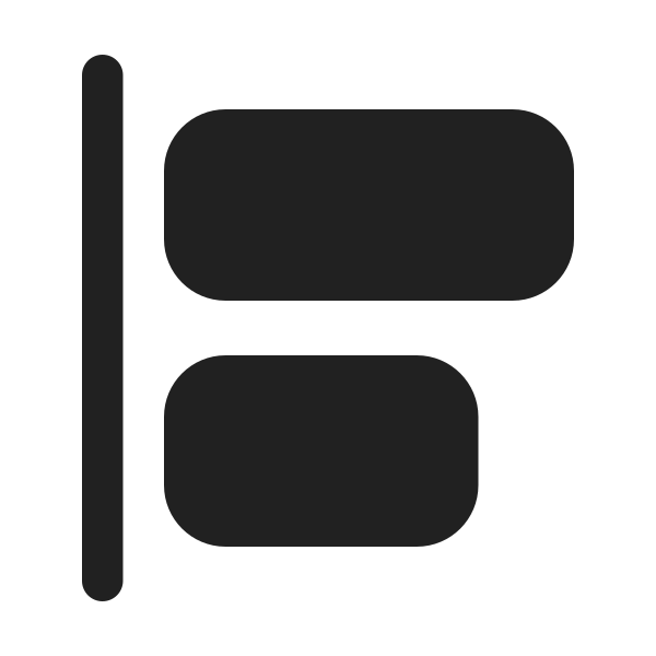 Ic Fluent Align Left 24 Filled