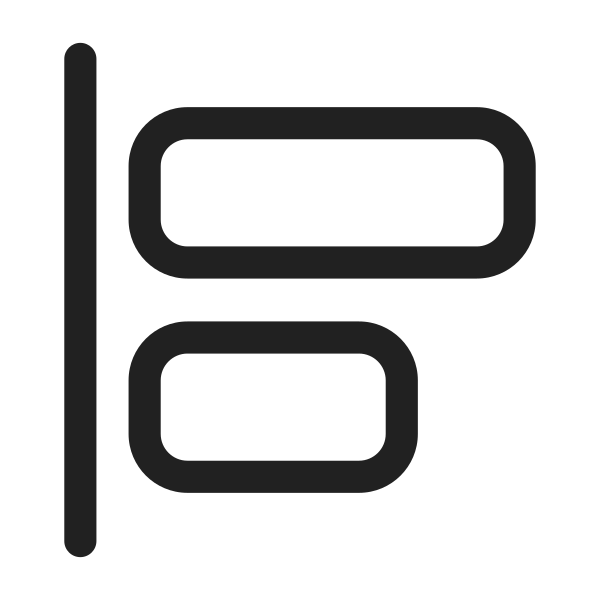 Ic Fluent Align Left 28 Regular